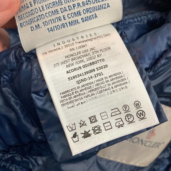 Moncler acorus down jacket - Picture 12 of 14